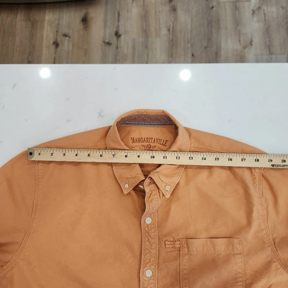 Margaritaville Shirt Mens Large Peach Long Rollable Slee… - Picture 11 of 16